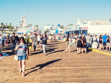 Los Angeles, Amerika Birleşik Devletleri - 20 Eylül: Tanımlanamayan turist Santa 