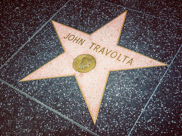 LOS ANGELES, USA - SEPTEMBER 20: Hollywood walk of fame on Septe