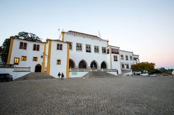 SINTRA, PORTUGAL - NOVEMBER 29: The National Museum of Sintra on November 29, 2013 in Sintra, Portugal. Sintra is a monumental village With a population of approximately 33000 inhabitants. — Stock Fotó