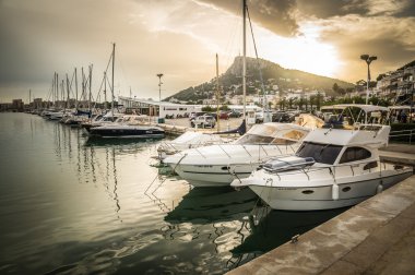 L'ESTARTIT, SPAIN - JULY 18: View of L'Estartit in Costa Brava o