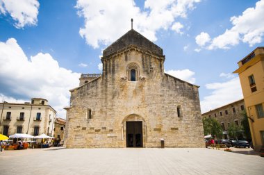 BESALU, SPAIN - JULY 20: : View of historic center (medieval vil