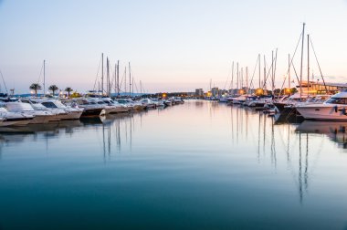 L'ESTARTIT, SPAIN - JULY 22: A view of L'Estartit port on July 1