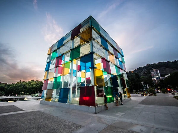 MALAGA, SPAIN - AUGUST 08: Pompidou Centre on August 08, 2015 in