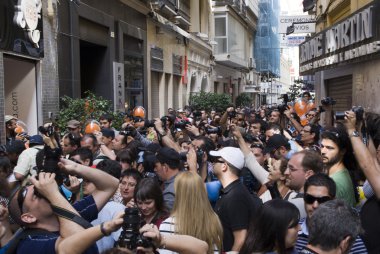 Malaga, İspanya - 24 Nisan