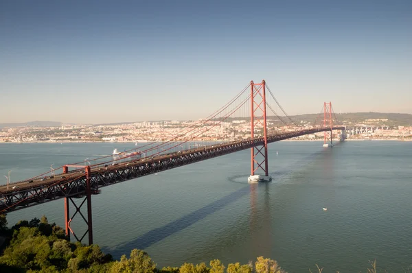 Most 25. dubna, Lisabon, Portugalsko — Stock fotografie