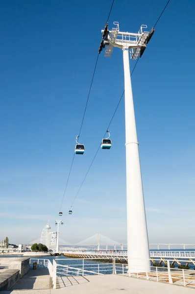 Parque das Nacoes, distrito de Expo em Lisboa, Portugal — Fotografia de Stock