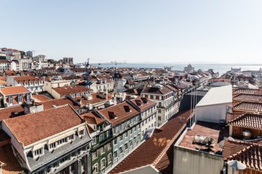 Asansörü Santa Justa, Portekiz'in Lizbon görünümünden