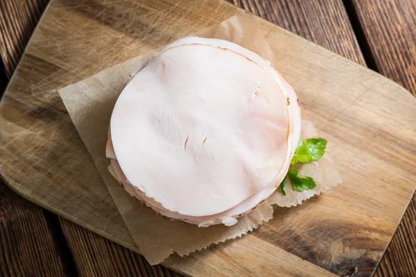 Filete de pechuga de pollo en rodajas — Foto de Stock