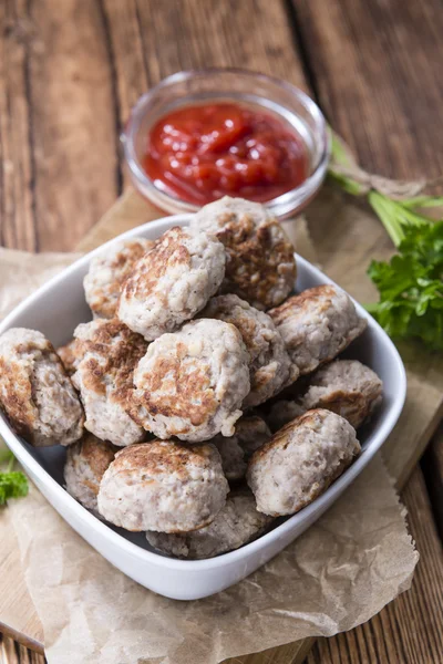Small homemade Meatballs — Stock Photo, Image