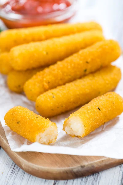 Fried Mozzarella Sticks — Stock Photo, Image