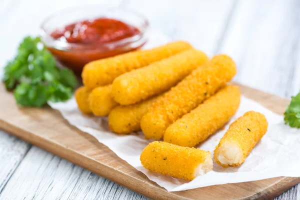Fried Mozzarella Sticks — Stock Photo, Image