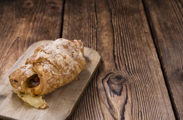 Skinka och ost croissant — Stockfoto