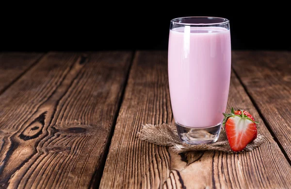 Fresh made Strawberry Milk — Stock Photo, Image