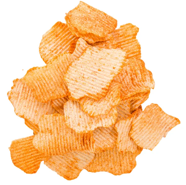 Rippled Potato Chips — Stock Photo, Image