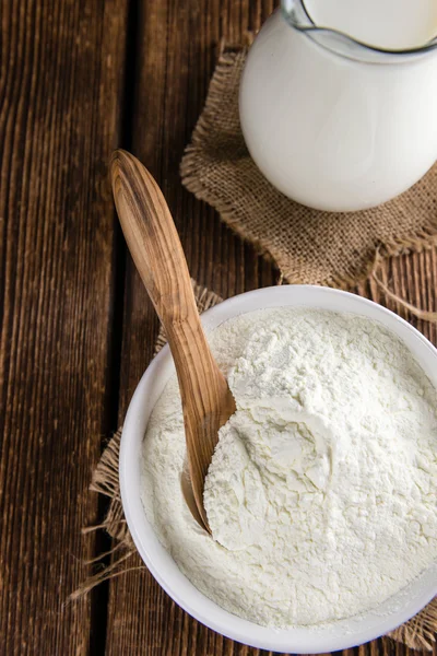 Porción de leche en polvo — Foto de Stock