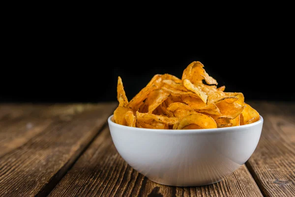 Chilli potatischips — Stockfoto