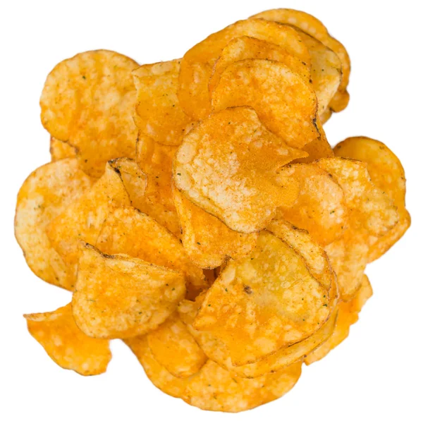 Portion of crispy Potato Chips — Stock Photo, Image