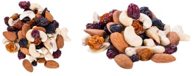 Trail Mix isolated on white clipart