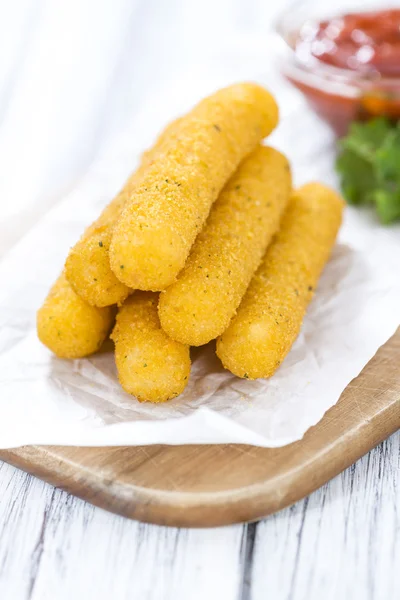 Del av Mozzarella Sticks — Stockfoto