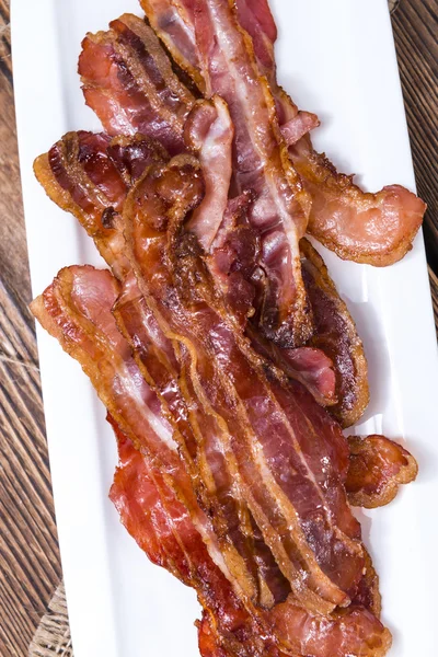 Portion de bacon frit — Photo