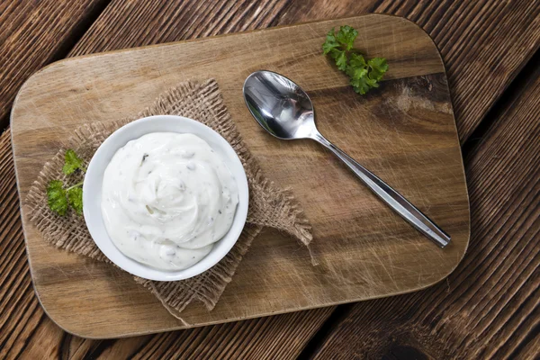 Порція свіжих вершків Sour Cream — стокове фото