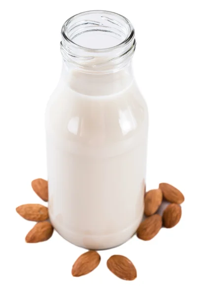 Mandlové mléko a ořechy — Stock fotografie