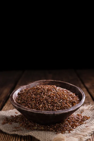 Montão de arroz vermelho — Fotografia de Stock