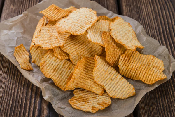 Del av potatischips — Stockfoto