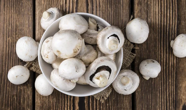 Portion of fresh white Mushrooms — Stock Photo, Image