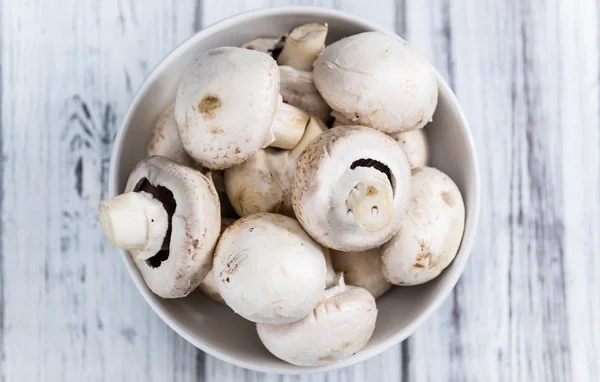 Portion of fresh white Mushrooms — Stock Photo, Image