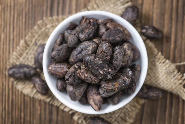 Granos de cacao tostados —  Fotos de Stock