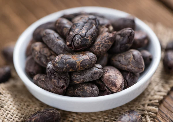 Granos de cacao tostados —  Fotos de Stock