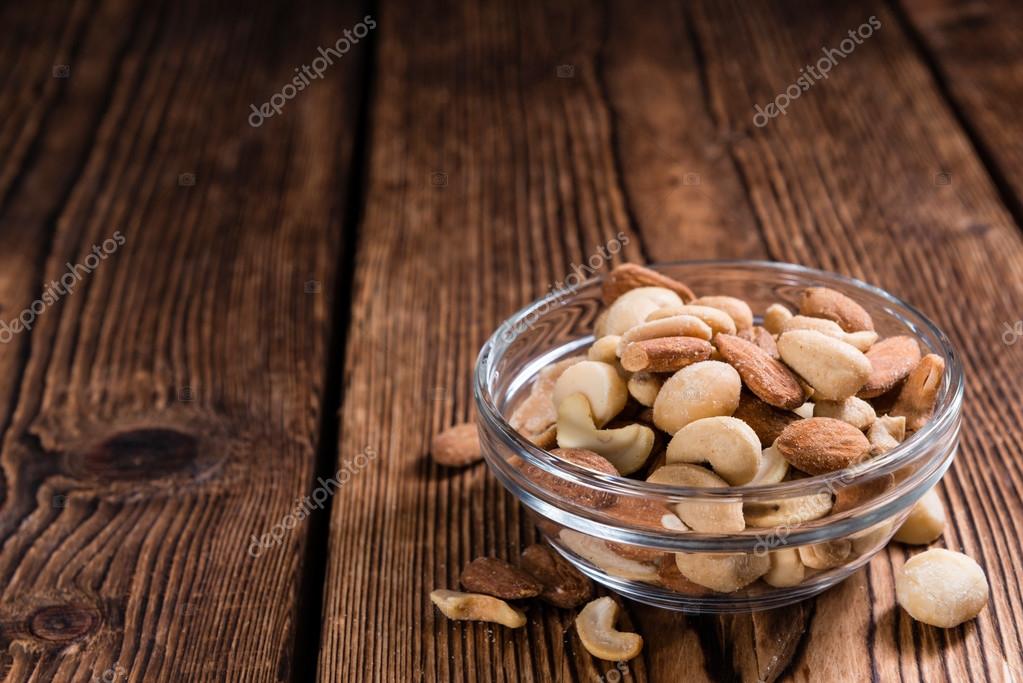 Portion of mixed nuts Stock Photo by ©HandmadePicture 103674224