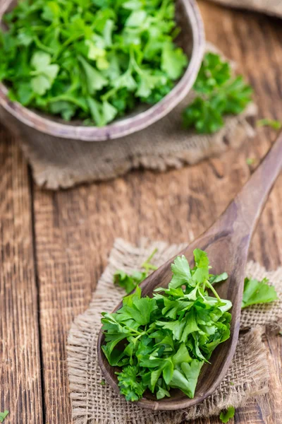 Portion frische Petersilie — Stockfoto