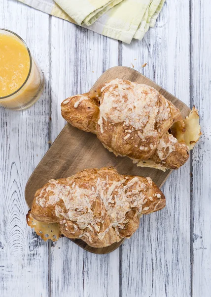 Fresh baked Ham and Cheese Croissants — Stock Photo, Image