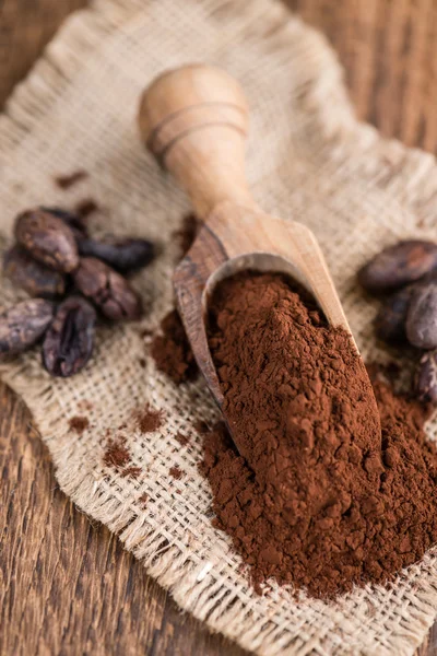 Cacao en polvo natural — Foto de Stock