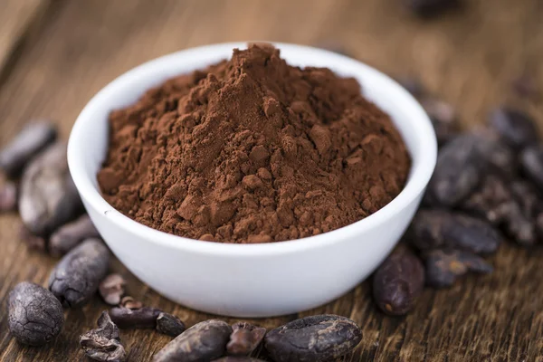 Gedeelte van cacao poeder — Stockfoto