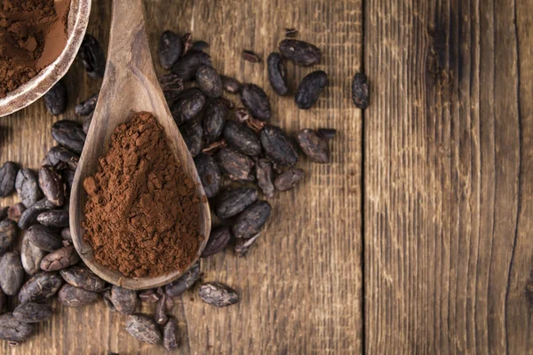 Porción de cacao en polvo —  Fotos de Stock