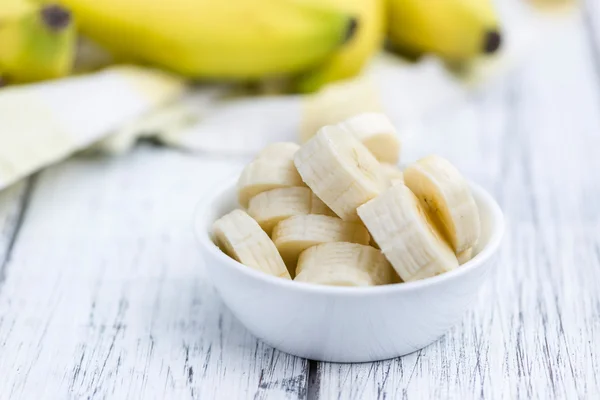 Bananas  on wooden table — Stock Photo, Image