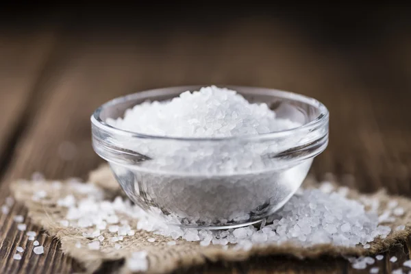 Högen av grovt Salt — Stockfoto