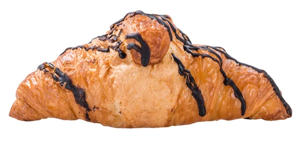 Friss készült csokis Croissant — Stock Fotó