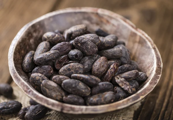 Granos de cacao tostados —  Fotos de Stock