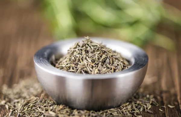 Portion of dried Thyme — Stock Photo, Image