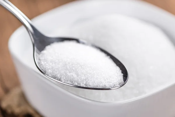 Część cukru białego — Zdjęcie stockowe