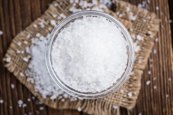 Grovt Salt på vintage bakgrund — Stockfoto