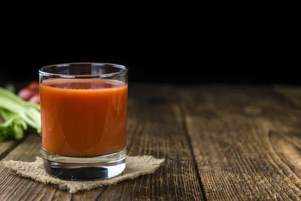 Tomatjuice i glas — Stockfoto