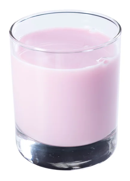 Čerstvé mléko jahoda — Stock fotografie