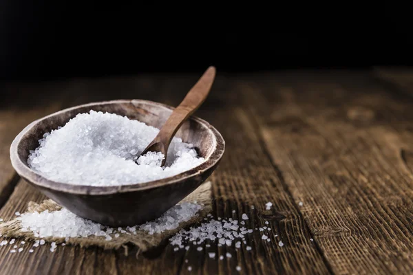 Coarse Salt dalam mangkuk — Stok Foto