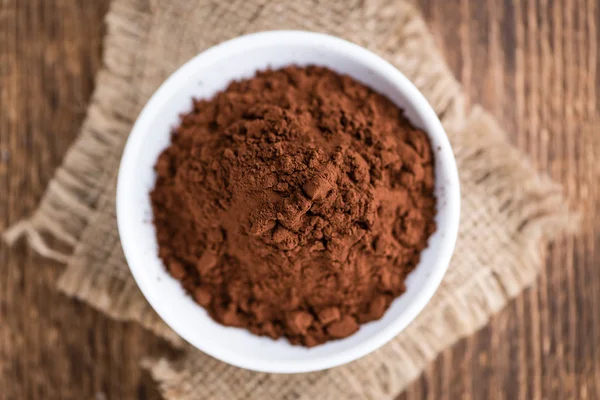 Portion of natural Cocoa powder — Stock Photo, Image