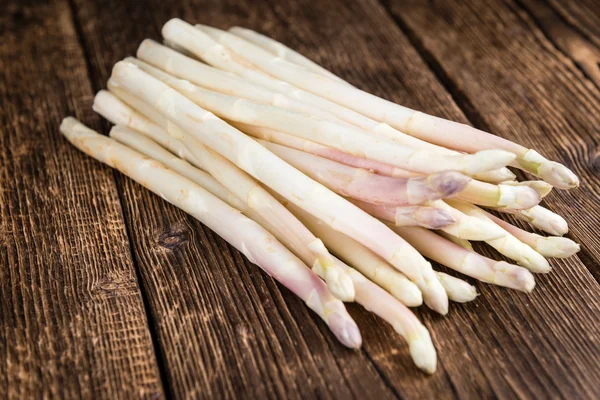 Porzione di asparagi bianchi freschi — Foto Stock